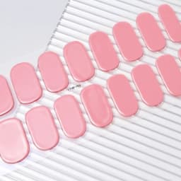16Tips Semi-Cured Gel Nail Sticker Pure Color UV/LED Lamp Gel Nail Polish Wraps Long-Lasting Full Cover Gel Sticker Nail Decor##