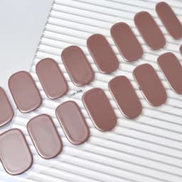 16Tips Semi-Cured Gel Nail Sticker Pure Color UV/LED Lamp Gel Nail Polish Wraps Long-Lasting Full Cover Gel Sticker Nail Decor##