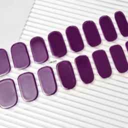 16Tips Semi-Cured Gel Nail Sticker Pure Color UV/LED Lamp Gel Nail Polish Wraps Long-Lasting Full Cover Gel Sticker Nail Decor##