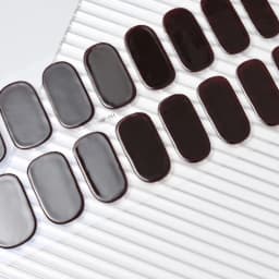 16Tips Semi-Cured Gel Nail Sticker Pure Color UV/LED Lamp Gel Nail Polish Wraps Long-Lasting Full Cover Gel Sticker Nail Decor##