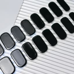 16Tips Semi-Cured Gel Nail Sticker Pure Color UV/LED Lamp Gel Nail Polish Wraps Long-Lasting Full Cover Gel Sticker Nail Decor##