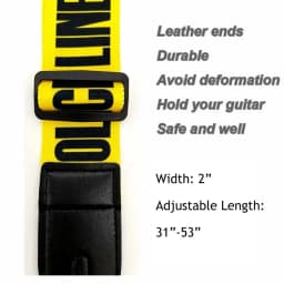 10pcs Guitar Strap for Electric Bass and Acoustic Guitars Include 5 Guitar Picks and 1 Hold and 2 Washers, Gift for Guitarists
