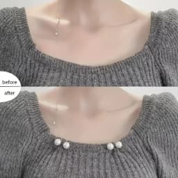 8PCS pearl non-slip safety pins Dress brooch decoration dress waist fastening pins collar adjustment scarf safety fashion