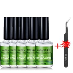 15ml/bottle Professional Non-Irritating Nail Gel Remover Polish Soak-Off 3 Minutes Quickly & Easily Removes Gel Polish 0.5fl.Oz