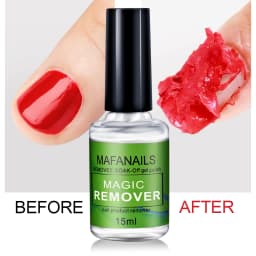 15ml/bottle Professional Non-Irritating Nail Gel Remover Polish Soak-Off 3 Minutes Quickly & Easily Removes Gel Polish 0.5fl.Oz