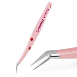Eyelash Extensions Tweezers False Eyelashes Stainless Steel Tweezers High Precision 3D Lashes Extension Tweezer Makeup Tools