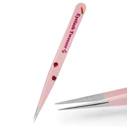 Eyelash Extensions Tweezers False Eyelashes Stainless Steel Tweezers High Precision 3D Lashes Extension Tweezer Makeup Tools