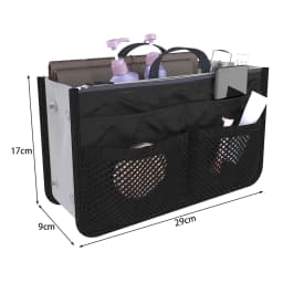 Travel Insert Organizer Bag Women Nylon Insert Organizer Handbag Purse Multiple Large Capacity Lady Insert Bag Liner Makeup Tote