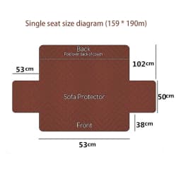 Recliner Sofa Protector Cover with Armrests Pockets Armchair Case Plush Sofa Cover Non-Slip Wear Resistant Chair Covers