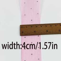 (5meters/pack)4CM Bubble Pleated Tape Diamond Mesh Organza Ribbon Hair Bow Material Gift Packaging Clothing Decoration DIY
