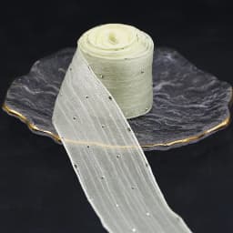 (5meters/pack)4CM Bubble Pleated Tape Diamond Mesh Organza Ribbon Hair Bow Material Gift Packaging Clothing Decoration DIY