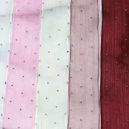 (5meters/pack)4CM Bubble Pleated Tape Diamond Mesh Organza Ribbon Hair Bow Material Gift Packaging Clothing Decoration DIY