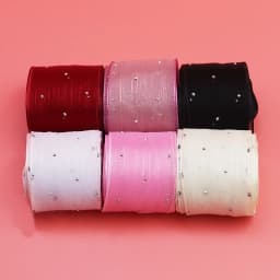 (5meters/pack)4CM Bubble Pleated Tape Diamond Mesh Organza Ribbon Hair Bow Material Gift Packaging Clothing Decoration DIY