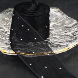 (5meters/pack)4CM Bubble Pleated Tape Diamond Mesh Organza Ribbon Hair Bow Material Gift Packaging Clothing Decoration DIY