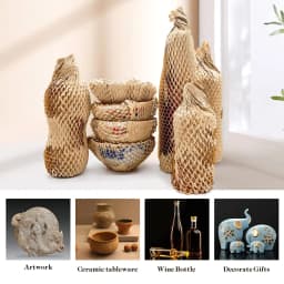 5M Brown Honeycomb Wrapping Paper Instead of Bubble Buffer Packaging for Mobile Transport Packaging, Recyclable Mobile Supplies