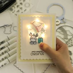 3pcs Halo Lights & Easy Lights for Making Light-Up Cards Craft 2/3/4Pcs/set Self-Adhesive Light-Up Units with Warm White Leds