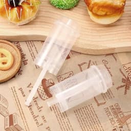 20/40Pcs Push Up Cake Shooter Round Shape Clear Cake Holders Push Pops Plastic Containers With Lids For Ice Cream Baking Molding