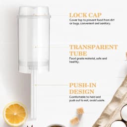 20/40Pcs Push Up Cake Shooter Round Shape Clear Cake Holders Push Pops Plastic Containers With Lids For Ice Cream Baking Molding