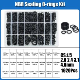 O Ring NBR Seal Washer Plumbing Gasket Thickness 1/1.5/2.0/2.4/3.1/4.0 Nitrile Butadiene Rubber Spacer Oil Resistance Oring Kit