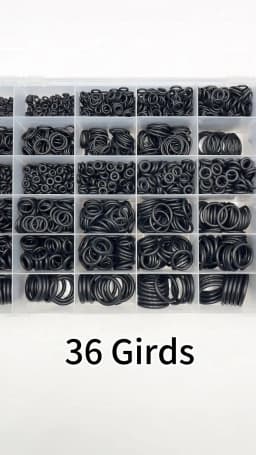 O Ring NBR Seal Washer Plumbing Gasket Thickness 1/1.5/2.0/2.4/3.1/4.0 Nitrile Butadiene Rubber Spacer Oil Resistance Oring Kit