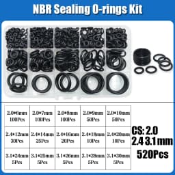 O Ring NBR Seal Washer Plumbing Gasket Thickness 1/1.5/2.0/2.4/3.1/4.0 Nitrile Butadiene Rubber Spacer Oil Resistance Oring Kit