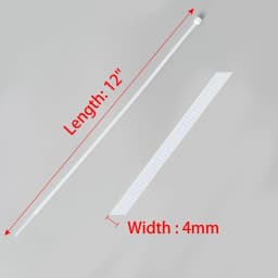 100Pcs Self-Locking Plastic Nylon Tie White Zip Wraps Strap Nylon Cable Tie Set 3x80/100/120/150/200 4x300 Fastening Ring Loop