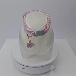 Pet Collar With Bell Cartoon Footprint Colorful Dog Puppy Kitten Collar Adjustable Safety Bell Ring Necklace Pet Accessories
