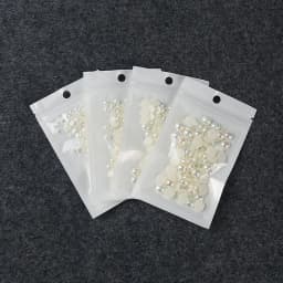 AB Ivory Half Pearl Mixed Size from 1.5mm To 10mm DIY Craft ABS Resin Flatback Half round imitation pearls For Phone Decoration