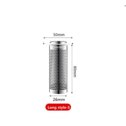 Stainless Steel Floor Drain Filter Hair Catcher Shower Sink Strainer Kitchen Sink Anti-clog Filter Bathroom Facilities