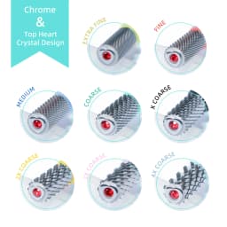 HYTOOS Tungsten Carbide Acrylic Nail Drill Bit Chrome 6.6mm Crystal Top Barrel Nail Bits 2 Way Manicure efile Art Remove Gel