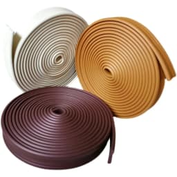 5M NBR Soft Wall Trim Lines Self-Adhesive Skirting Decor Strip Backsplash Tile Edge Anticollision Molding Line 3D Wall Sticker