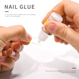 10/5/1pcs Extra-Strong Nail Glue Quick Dry Nail Tips Adhesive Acrylic Nail Glue Professional DIY Rhinestone False Nail Glue