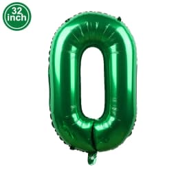 Green Large Numbers Balloon 32 Inch 0 1 2 3 4 5 6 7 8 9 Jungle Birthday Digit Bachelorette Balloons Figure Golob Party Ballon