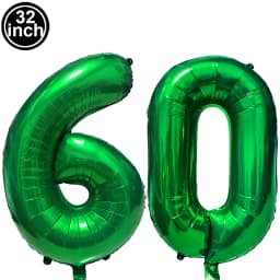 Green Large Numbers Balloon 32 Inch 0 1 2 3 4 5 6 7 8 9 Jungle Birthday Digit Bachelorette Balloons Figure Golob Party Ballon