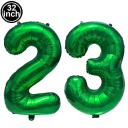 Green Large Numbers Balloon 32 Inch 0 1 2 3 4 5 6 7 8 9 Jungle Birthday Digit Bachelorette Balloons Figure Golob Party Ballon