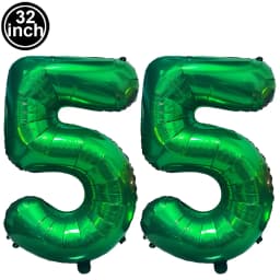 Green Large Numbers Balloon 32 Inch 0 1 2 3 4 5 6 7 8 9 Jungle Birthday Digit Bachelorette Balloons Figure Golob Party Ballon