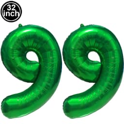 Green Large Numbers Balloon 32 Inch 0 1 2 3 4 5 6 7 8 9 Jungle Birthday Digit Bachelorette Balloons Figure Golob Party Ballon