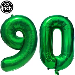 Green Large Numbers Balloon 32 Inch 0 1 2 3 4 5 6 7 8 9 Jungle Birthday Digit Bachelorette Balloons Figure Golob Party Ballon