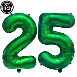 Green Large Numbers Balloon 32 Inch 0 1 2 3 4 5 6 7 8 9 Jungle Birthday Digit Bachelorette Balloons Figure Golob Party Ballon