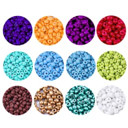 1000Pcs/Lot 2-4mm Glass Seed Beads Round Spacer Loose Beads For DIY Crafts Material Ornament Making Clothing Charm Accessories