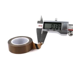 PTFE Tape Adhesive Cloth Width 5~100mm Thickness 0.13mm 0.18mm Insulated Vacuum High Temperature Resistant Sealing PTFE Tapes
