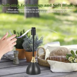 2PC/3PC fly repelling fan, USB interface insect repelling fan, portable table fan, suitable for picnics gatherings, barbecues