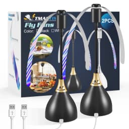 2PC/3PC fly repelling fan, USB interface insect repelling fan, portable table fan, suitable for picnics gatherings, barbecues