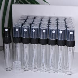 Special Sale 50/Piece 5ml Transparent High Quality Glass Perfume Bottle Spray Bottle mini Portable Travel Sub-Bottle