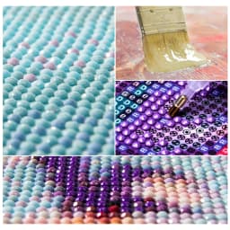 Dazzling Starry Forest Scenery Personality DIY Full Drill Diamond Painting Decorative Rhinestone Mosaic Cross-Stitch Kit