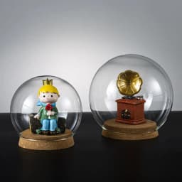 Preserved Fresh Flowers Glass Cover Flower Dustproof Cover Transparent Glass Dome Protector Clear Flower Domes