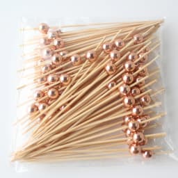 100pcs /50pcs Bamboo Fruit Fork Cocktail Prikker Skewers Disposable Fruit Fork Cocktail Prikkers Forks Food Picks Wedding Party