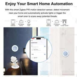 Zigbee PIR Motion Sensor Smart Human Body Movement Wireless Infrared Detector ZigBee Motion Sensor Smart Home Security Alarm