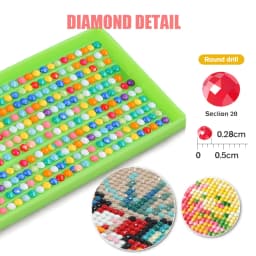 DIY 5D Diamond Painting Pink Owl Full Round Diamond Embroidery Cartoon Animal Cross Stitch Set Art Home Decoration