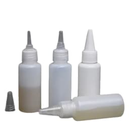 10Pcs 30-100ml Empty Plastic Glue Bottles PE Material with Screw Lids Squeeze Liquid Drop Bottles For Ink Oil Pigment Container